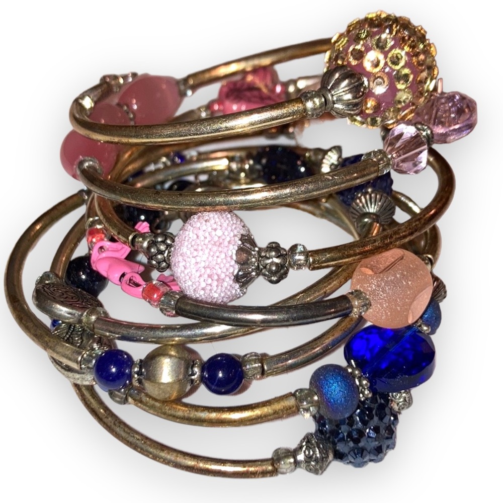 2 Vintage wrap bracelets